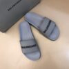 REPLICA BALENCIAGA RUBBER LOGO POOL SLIDE SANDALS – BBS8 - Image 2
