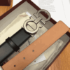 REPLICA SALVATORE FERRAGAMO DOUBLE GANCIO BELT – B28 - Image 3