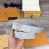 REPLICA LOUIS VUITTON MEN’S INITIALES 40MM REVERSIBLE BELT WHITE – B127 - Image 3