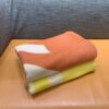 REPLICA Hermes Avalon H Club Blanket in Terre Cuite/Yellow Cashmere - Image 3