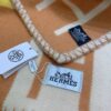 REPLICA Hermes Avalon H Club Blanket in Terre Cuite/Yellow Cashmere - Image 5