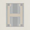 REPLICA Hermes Ithaque Blanket in Grey Wool and Cashmere - Image 2