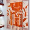REPLICA Hermes Avalon Epopee Blanket in Mandarine Wool and Cashmere - Image 6