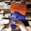 REPLICA Hermes Izmir Sandals In Electric Blue Epsom Leather - Image 3