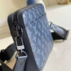 REPLICA M45730 LOUIS VUITTON DUO MESSENGER BAG NAVY BLUE MONOGRAM SHADOW COWHIDE LEATHER - Image 5