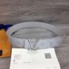 REPLICA LOUIS VUITTON MEN’S INITIALES 40MM REVERSIBLE BELT WHITE – B127 - Image 5