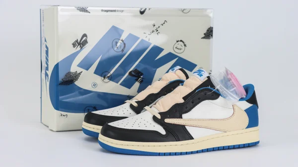 Travis Scott Fragment Design Jordan 1 Reps Low - Image 2